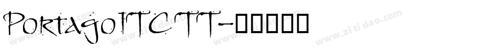 PortagoITC TT字体转换